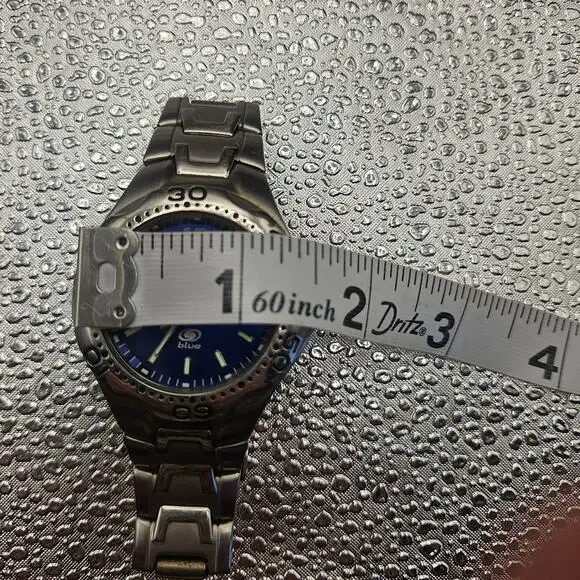 Fossil Men's Blue Watch 100M Stainless Steel Water Resist AM3421 - Picture 5 of 12